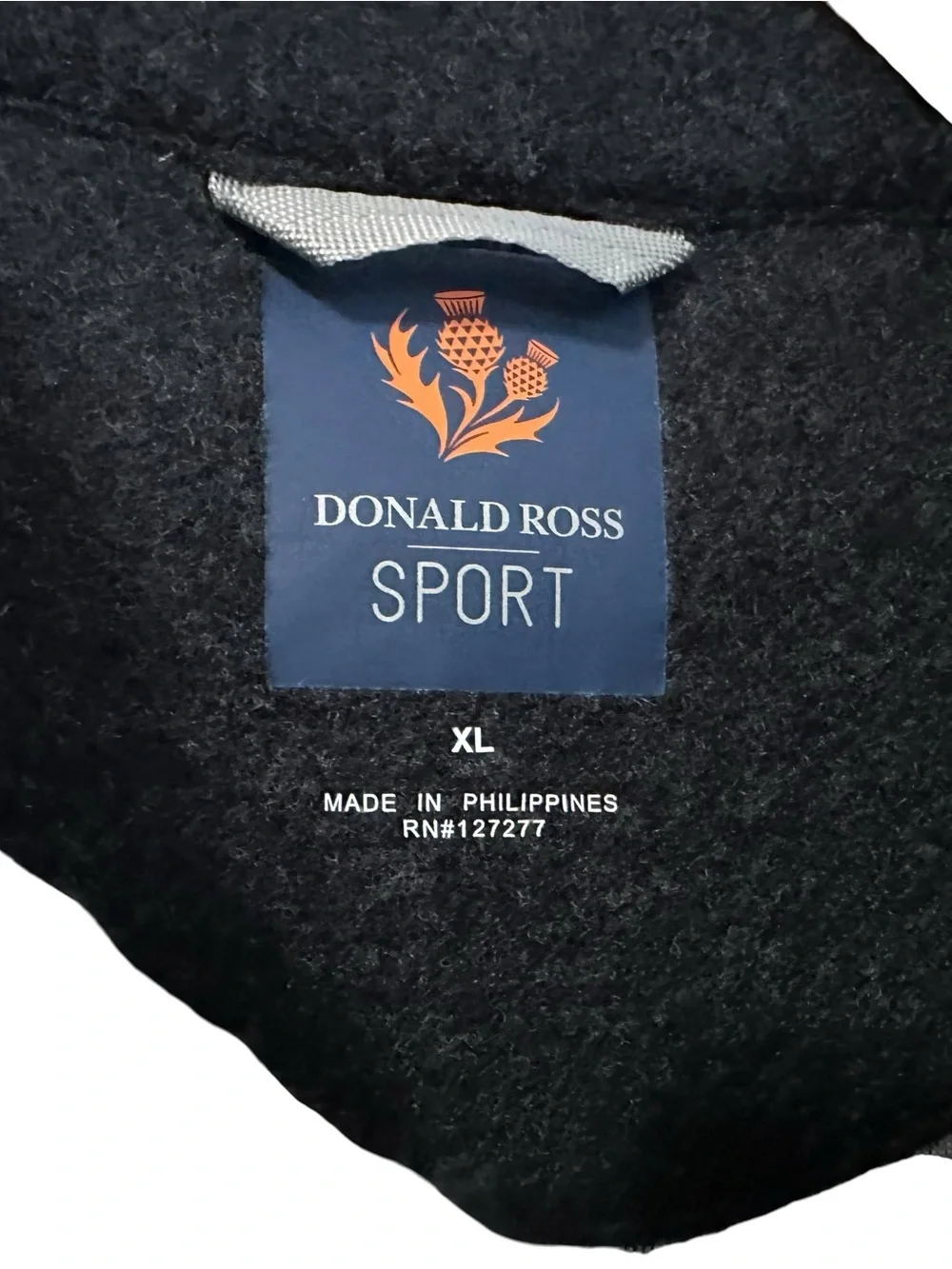 Donald Ross Sport Mens Full Zip Vest Size XL Gray Golf